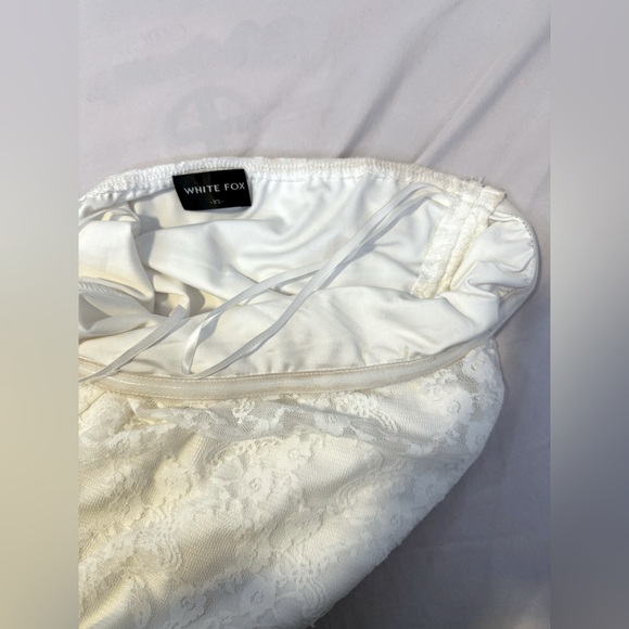 White Fox You’re The One Strapless Mini Dress - Picture 4 of 5